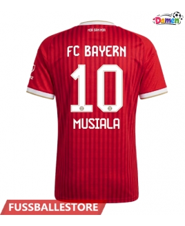 Günstige Bayern Munich Jamal Musiala #10 Heimtrikot Damen 2026-27 Kurzarm